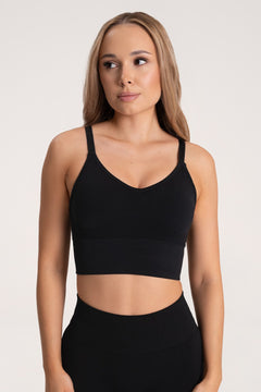 Sutien sport second skin mid black