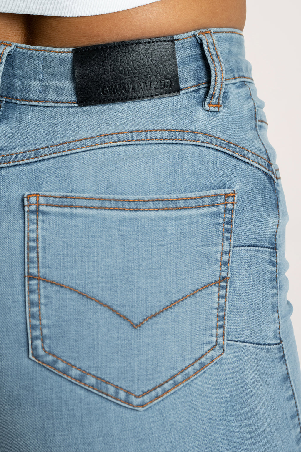Jeansy dzwony perfect slim light blue