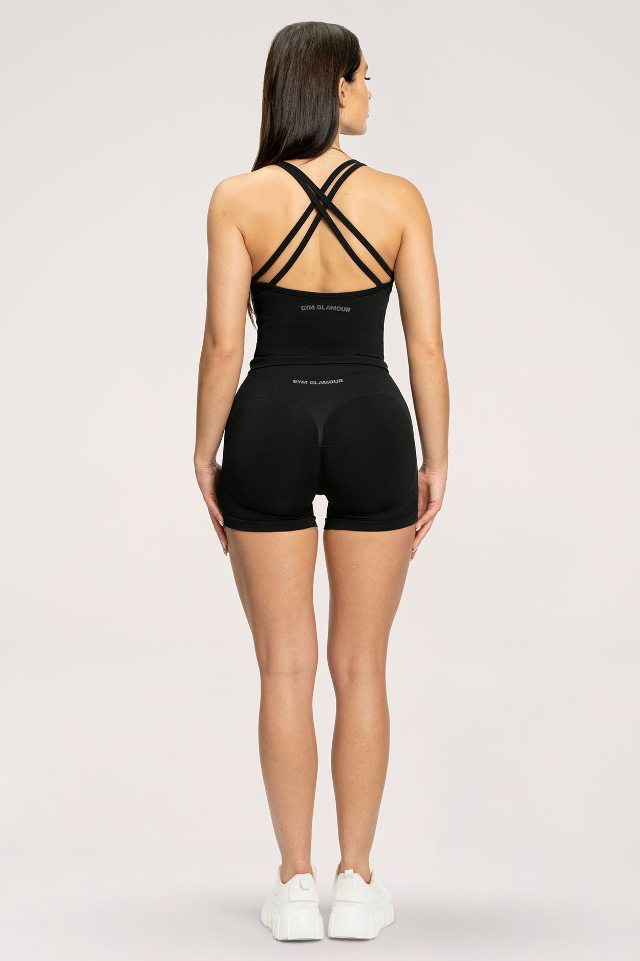 Pantaloni scurți Fake BBL black