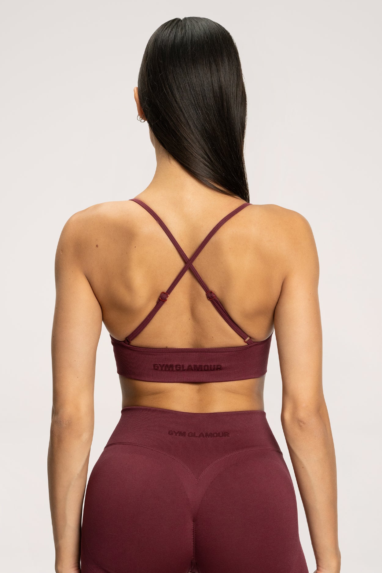 Sutien sport cu decolteu adânc gossip red