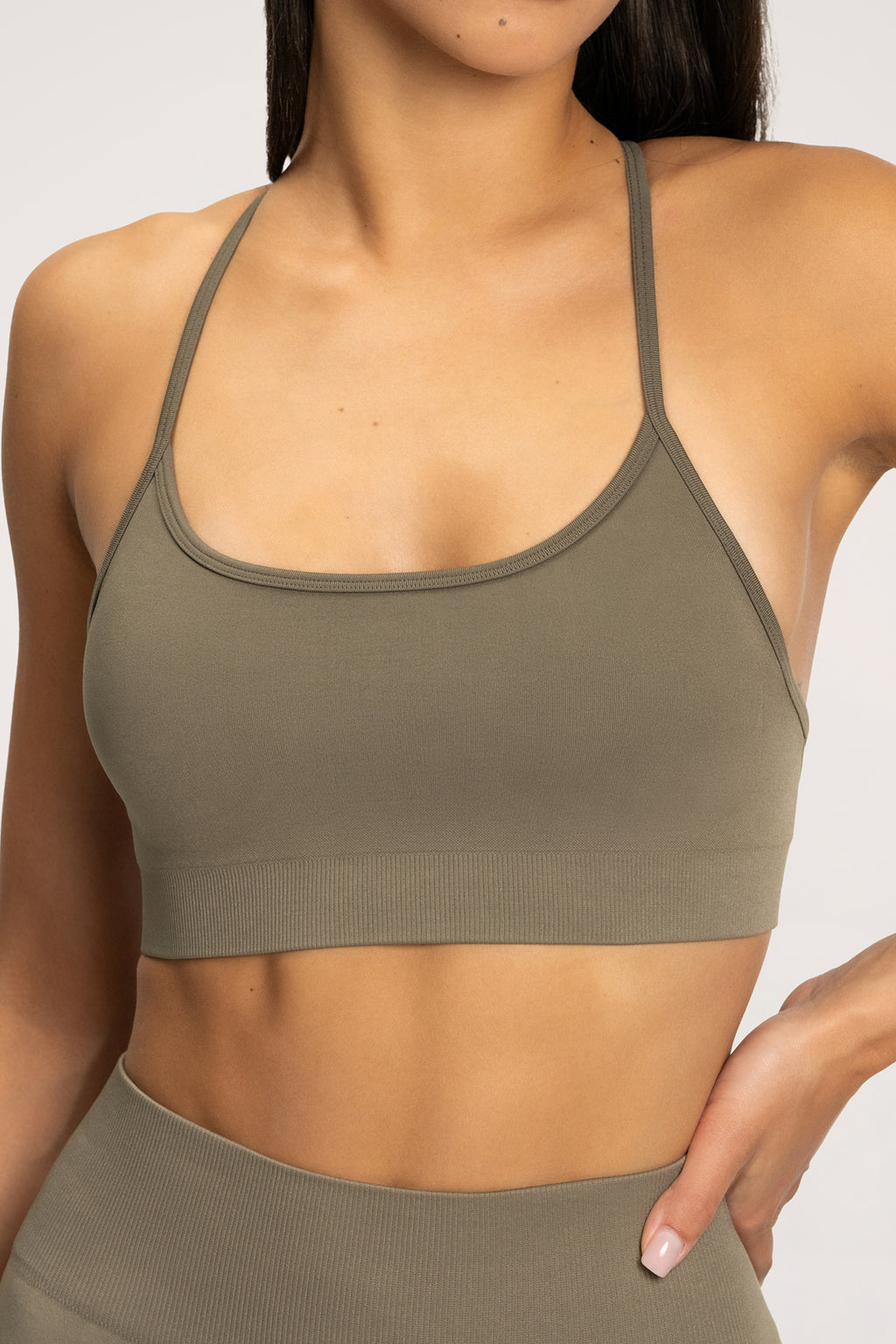 Sutien sport second skin nougat