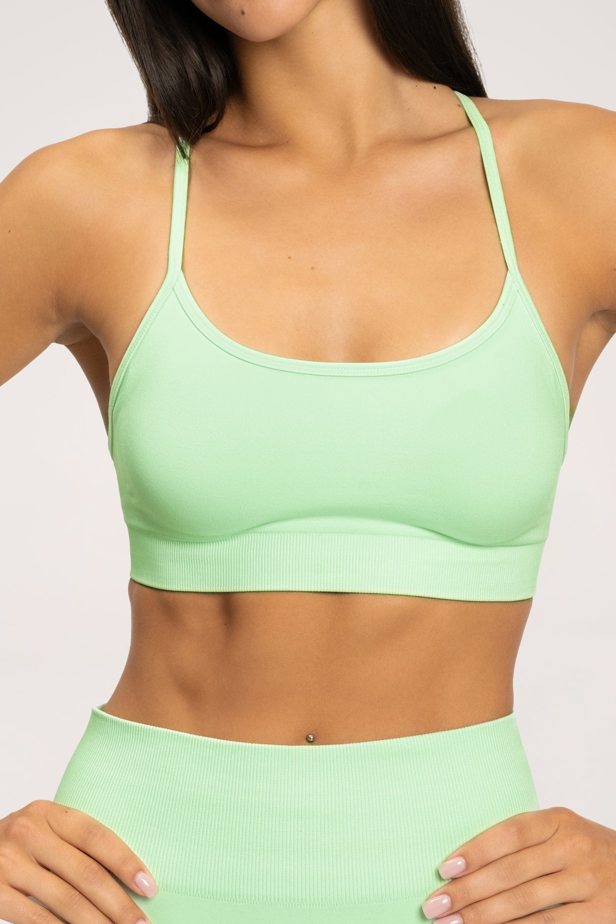 Sutien sport second skin mint