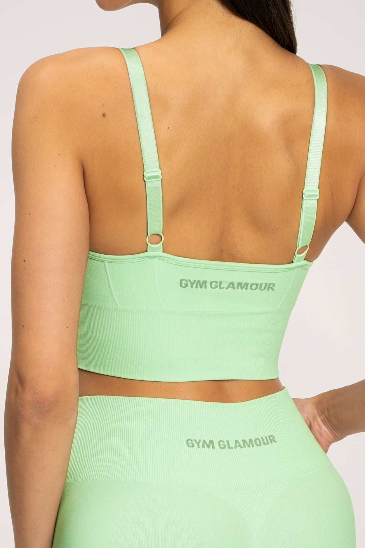 Sutien sport second skin mid mint