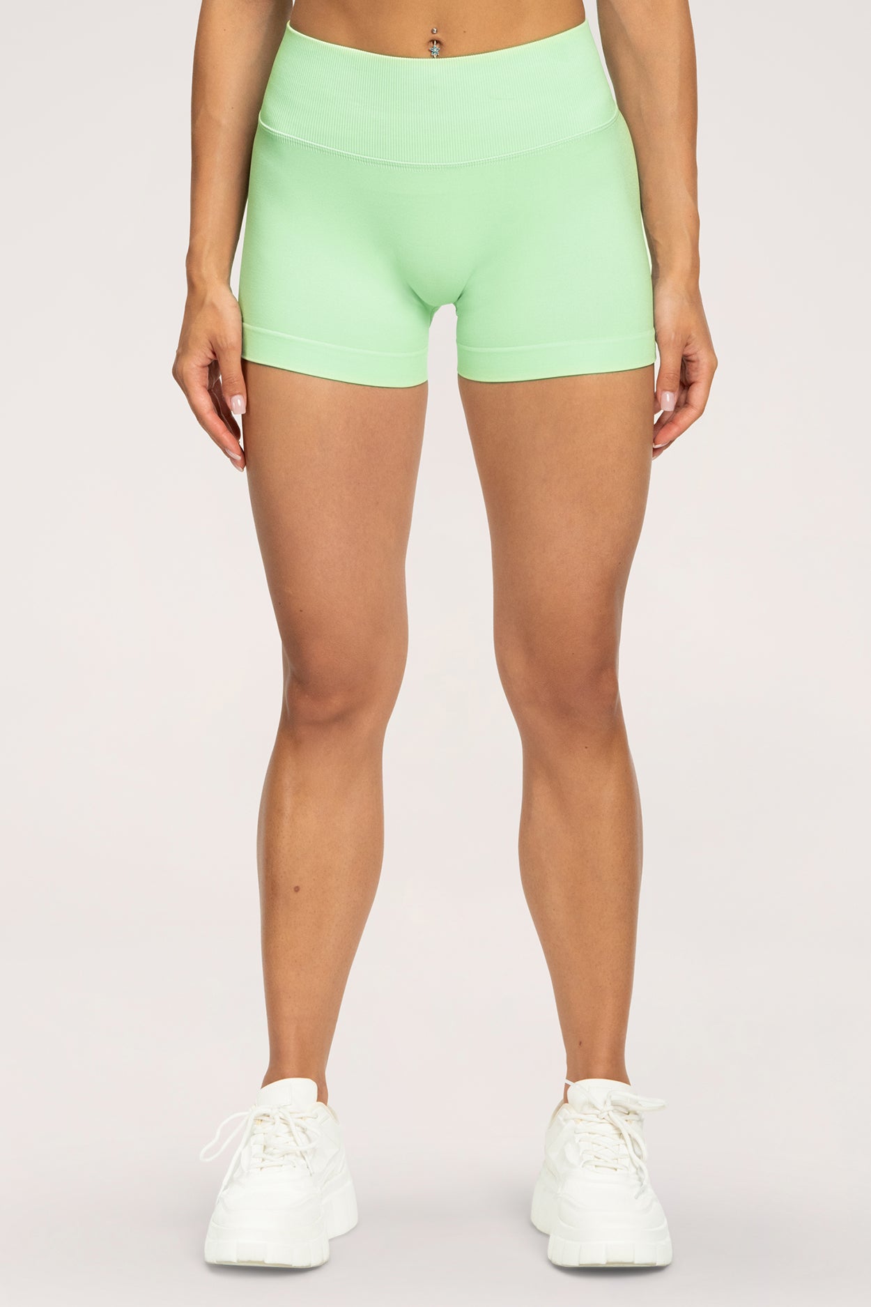 Pantaloni scurți second skin mint