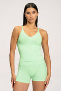 Sutien sport second skin long mint