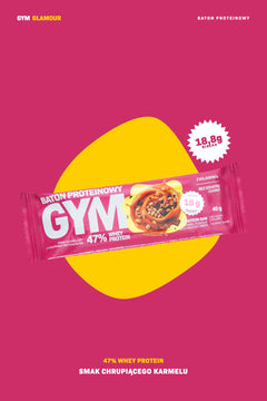 Baton proteic GYM – Caramel crocant