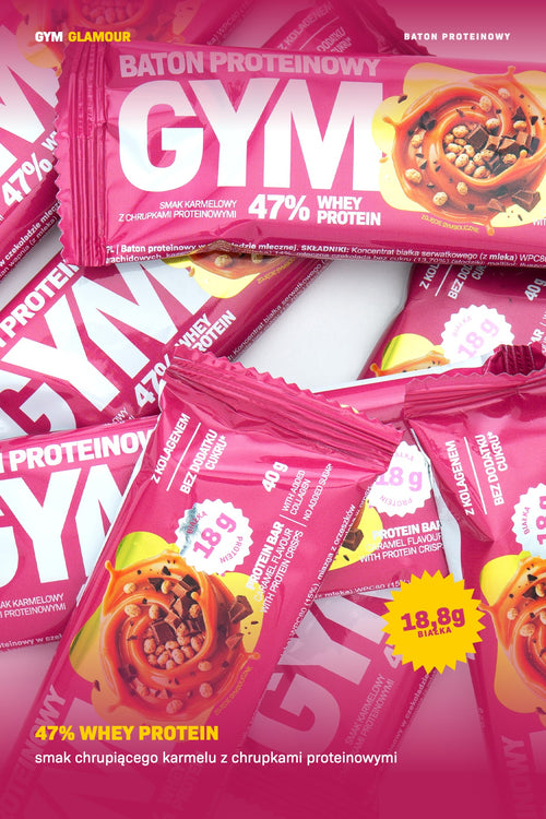Baton proteic GYM – Caramel crocant