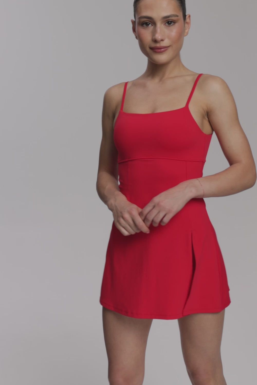 Rochie Court red