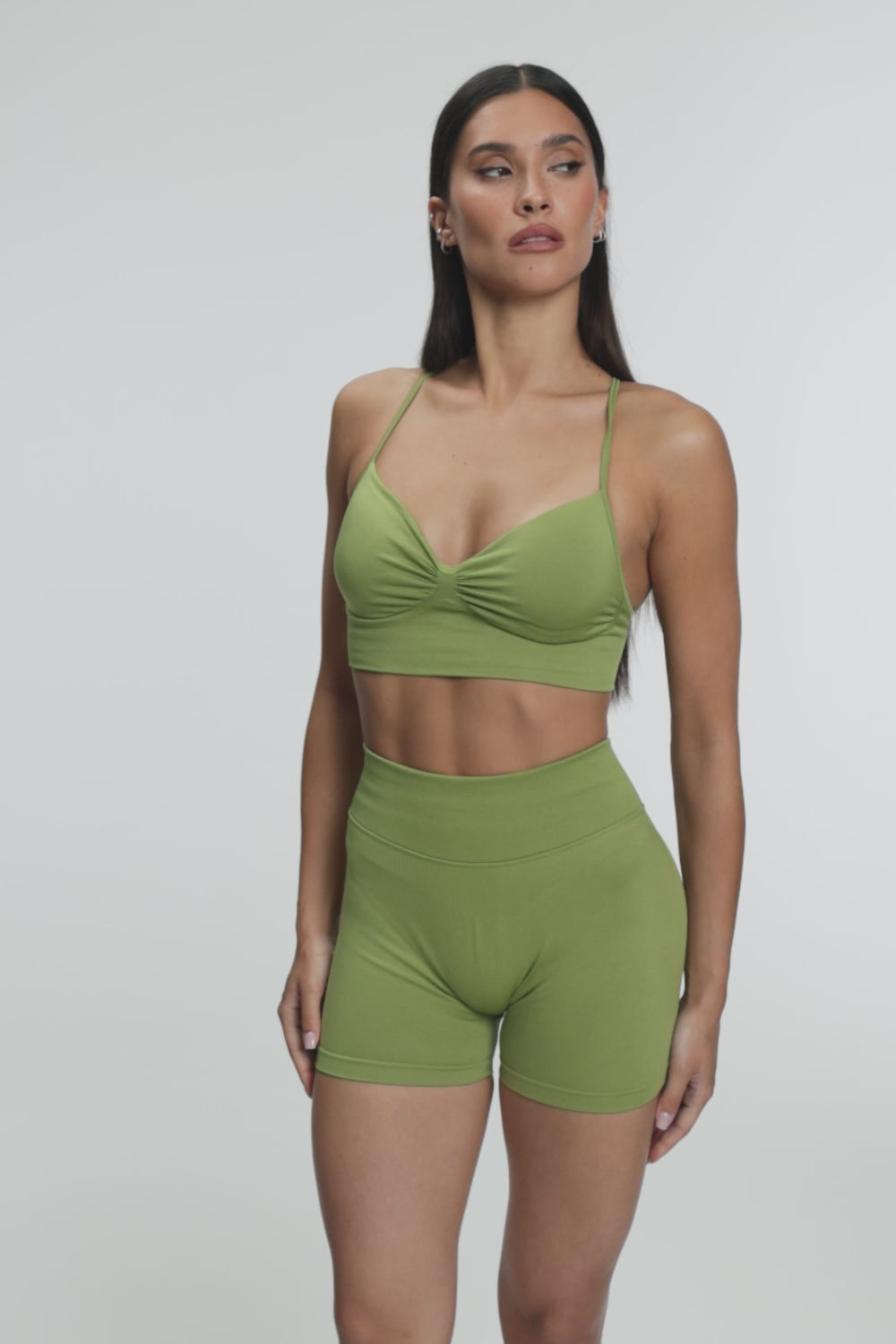 Pantaloni scurți lift matcha