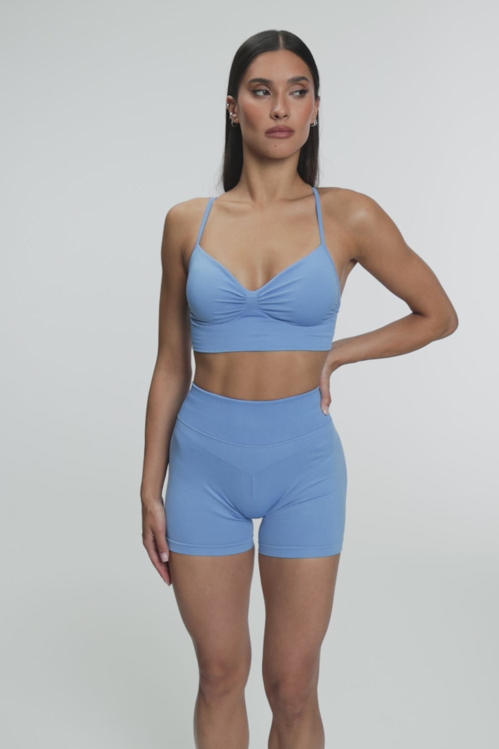 Pantaloni scurți lift ice blue